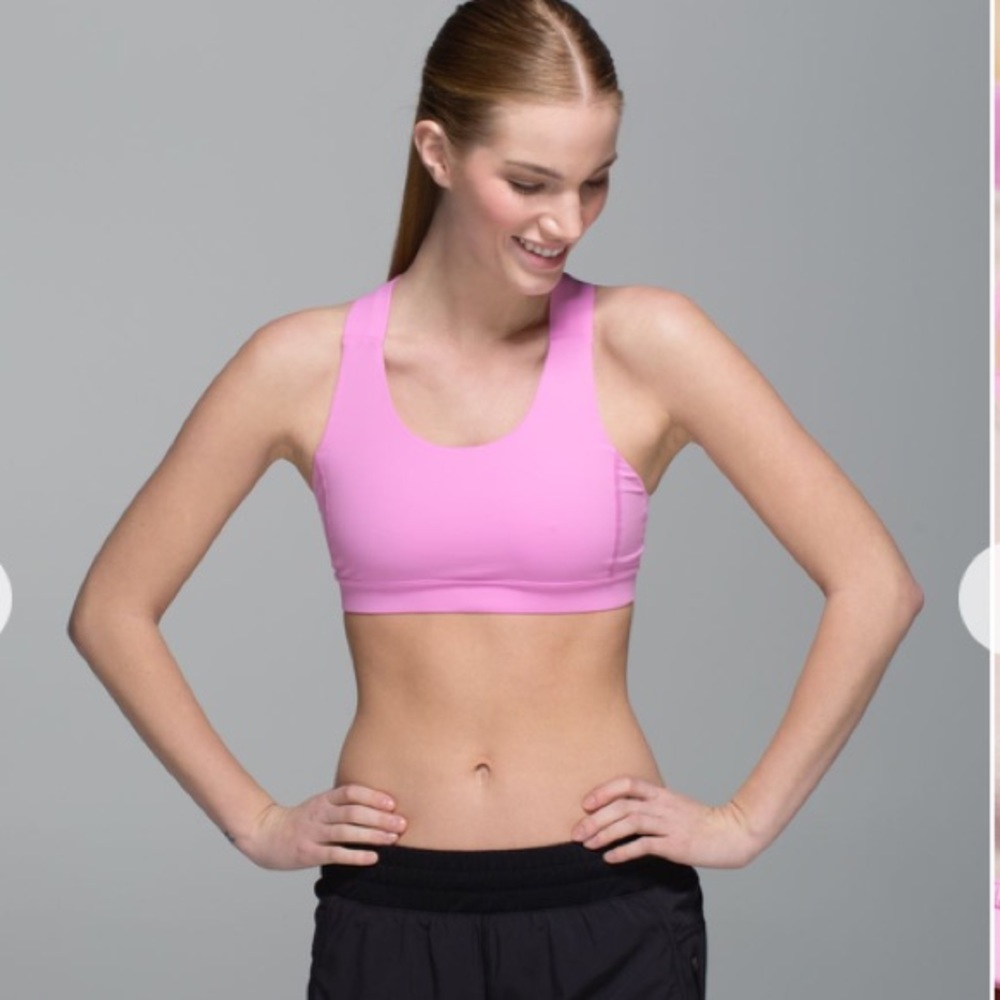 Lulu lemon pink sports bra